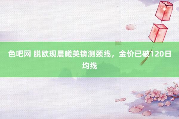 色吧网 脱欧现晨曦英镑测颈线，金价已破120日均线