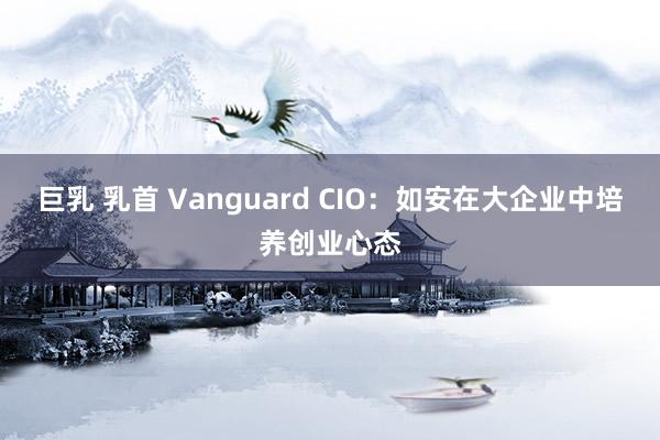 巨乳 乳首 Vanguard CIO：如安在大企业中培养创业心态