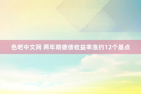 色吧中文网 两年期德债收益率涨约12个基点